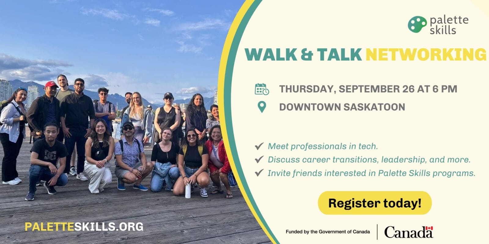 Walk & Talk Networking in Saskatoon